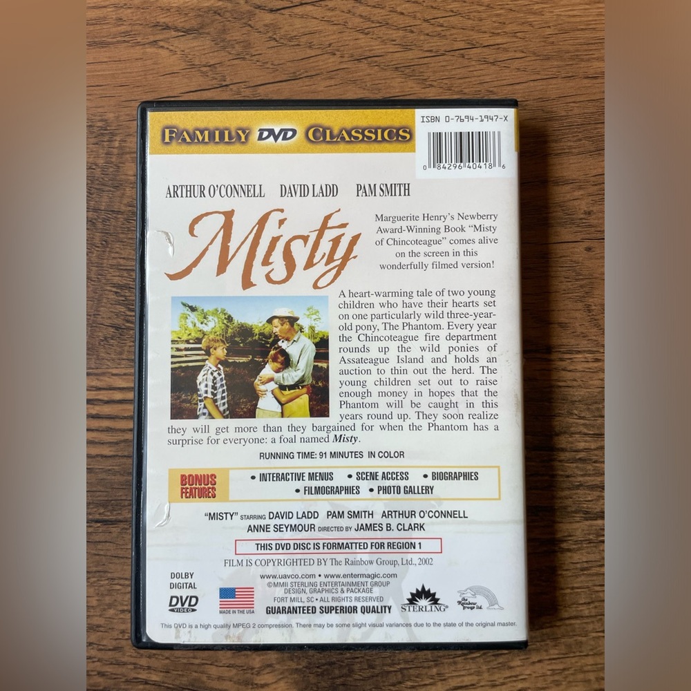 Misty DVD - Picture 2 of 3